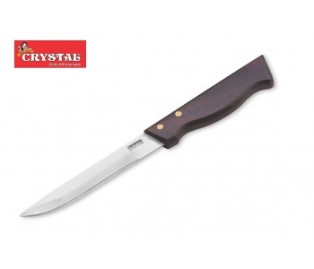 CRYSTAL KITCHEN KNIFE WITH WOODEN HANDLE CL-204